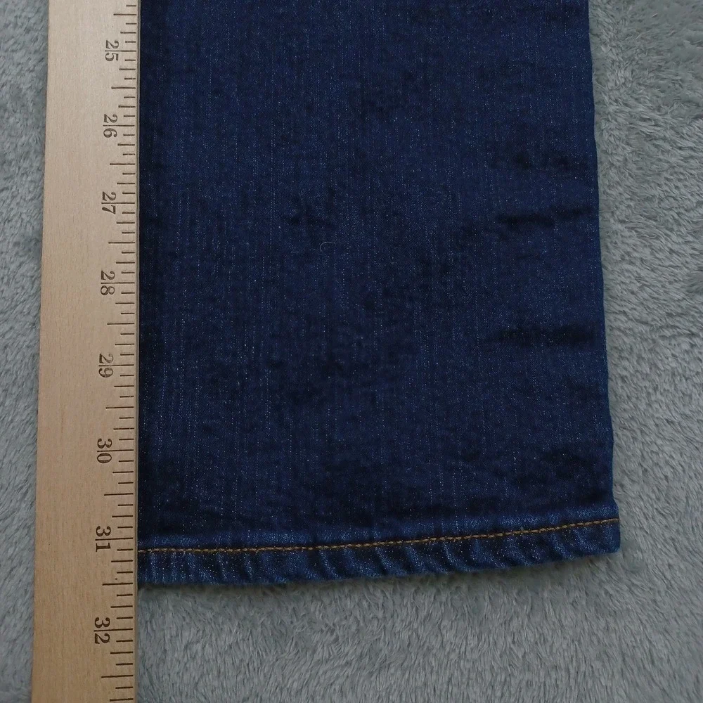 J Crew Pants Mens 33x32 Blue Denim Straight Preppy Casual Pockets